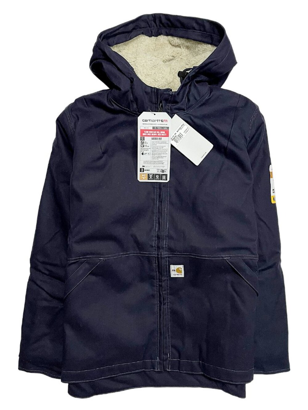 Carhartt 102694 Women's FR Full Swing Quick Duck Sherpa Jacket CAT 3 XL NWT